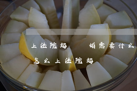 上法院起訴離婚需要什么手續(xù)(離婚怎么上法院起訴)