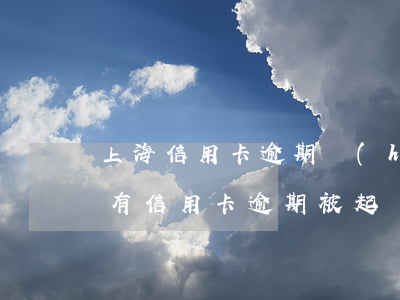 上海信用卡逾期會(huì)被起訴詐騙罪(有信用卡逾期被起訴的嗎)