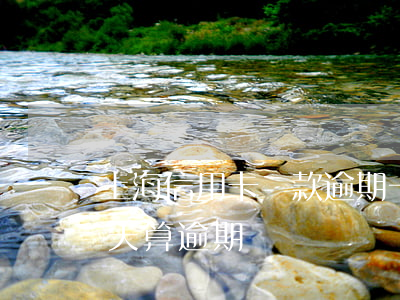 上海信用卡還款逾期一天(上海信用卡晚還一天算逾期嗎)