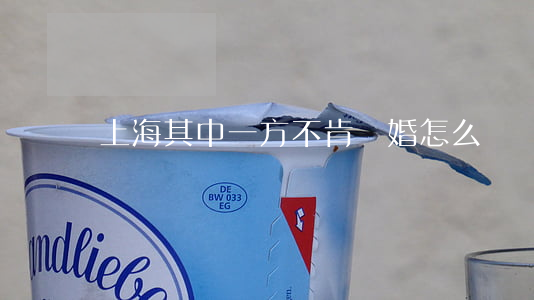 上海其中一方不肯離婚怎么辦 上海其中一方不肯離婚怎么辦