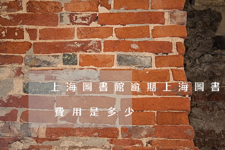 上海圖書館逾期(上海圖書館逾期不還一般的費用是多少)