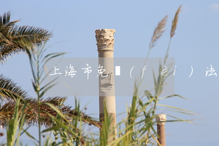 上海市免費(fèi)法律援助中心地址