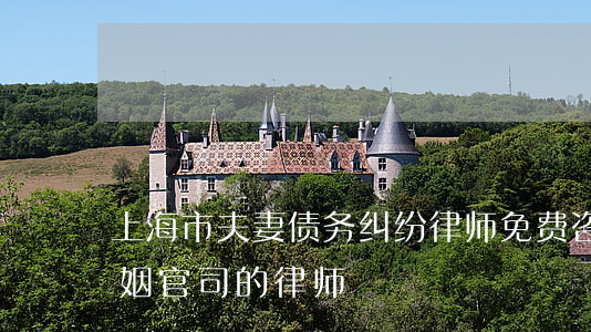 上海市夫妻债务纠纷律师免费咨询-上海婚姻官司的律师