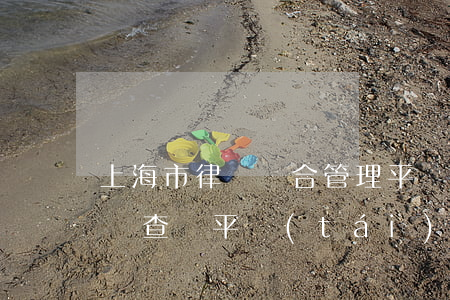 上海市律師綜合管理平臺(tái)(上海律師查詢平臺(tái))