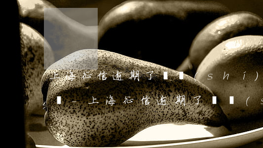 上海征信逾期了暫時(shí)還不上怎么辦-上海征信逾期了暫時(shí)還不上怎么辦呢
