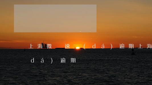 上海微額速達(dá)逾期(上海微額速達(dá)逾期)