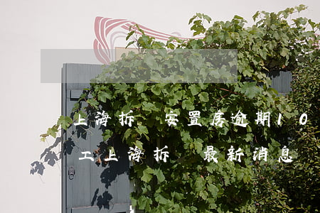 上海拆遷安置房逾期10年未開(kāi)工(上海拆遷最新消息)