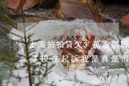 上海拍拍貸欠3萬逾期后果(上海拍拍貸,逾期了,現在起訴我,是真是假)