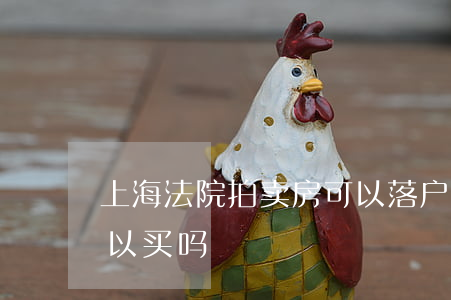上海法院拍卖房可以落户吗(上海的拍卖房可以买吗) 上海法院拍卖房可以落户吗(上海的拍卖房可以买吗)