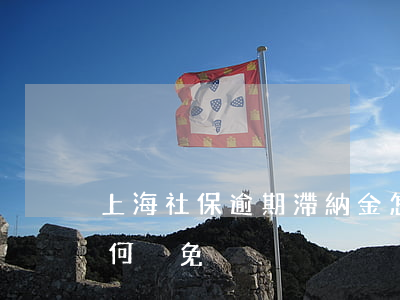 上海社保逾期滯納金怎么減免(社保滯納金如何減免)