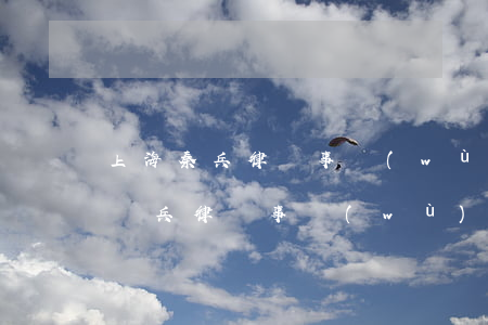 上海秦兵律師事務(wù)所成功案例(上海陸兵律師事務(wù)所)