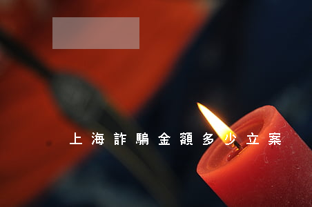 上海詐騙金額多少立案