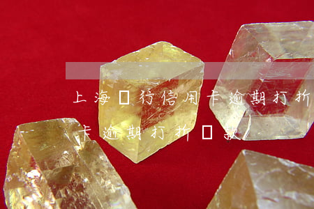 上海銀行信用卡逾期打折還款（上海銀行信用卡逾期打折還款）