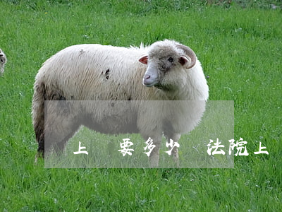 上訴要多少錢(法院上訴需要交多少錢)