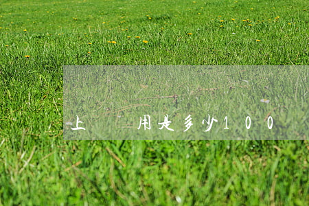 上訴費用是多少(100萬上訴費用是多少)