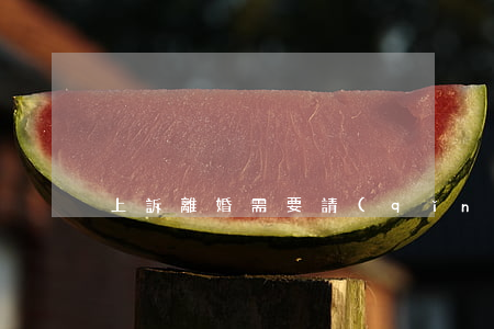 上訴離婚需要請(qǐng)律師嗎