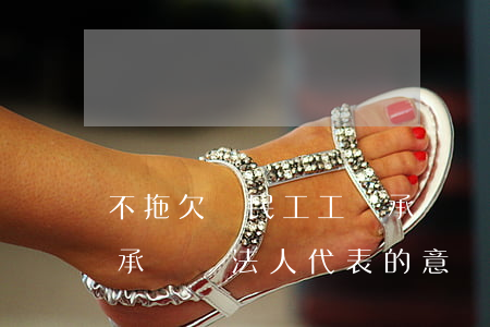 不拖欠農民工工資承諾書(不拖欠農民工工資承諾書法人代表的意義)