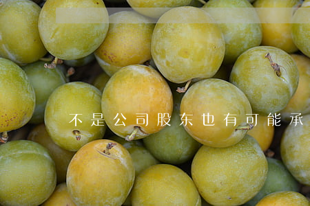 不是公司股东也有可能承担公司债务