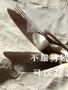 不服勞動仲裁可以向法院起訴嗎(勞動仲裁不可以起訴的情形)