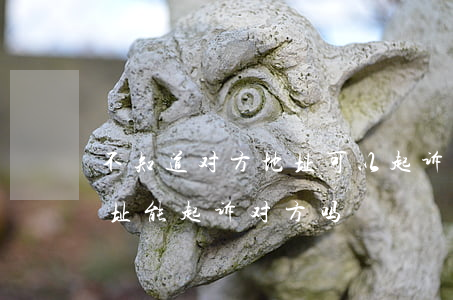 不知道对方地址可以起诉吗(不知道对方的住址能起诉对方吗)