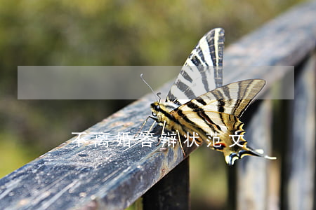 不离婚答辩状范文