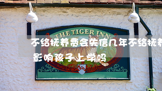 不给抚养费会失信几年(不给抚养费会失信会影响孩子上学吗)