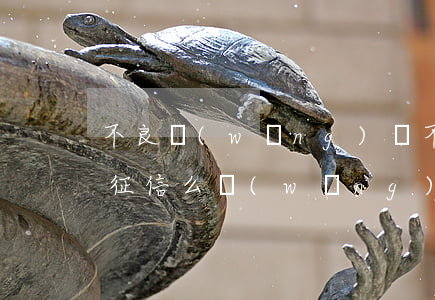 不良網(wǎng)貸不還會(huì)上征信么(網(wǎng)貸上征信了不還會(huì)怎么樣)