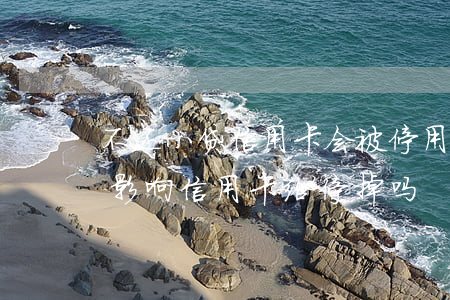 不还小贷信用卡会被停用吗(银行贷款逾期会影响信用卡给停掉吗)