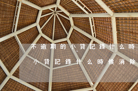 不逾期的小貸記錄什么時候消除-不逾期的小貸記錄什么時候消除的