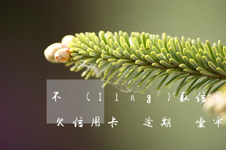 不領(lǐng)取信用卡逾期多久會坐牢 欠信用卡錢逾期會坐牢嗎