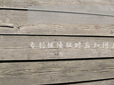 专利被侵权时应如何应对