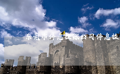 东莞市停息挂账公司(停息挂账公司收费标准)
