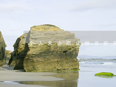 个人未逾期证明 当前无逾期证明给不给开