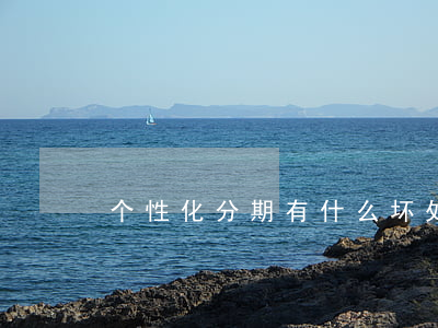 个性化分期有什么坏处(个性化分期是什么)