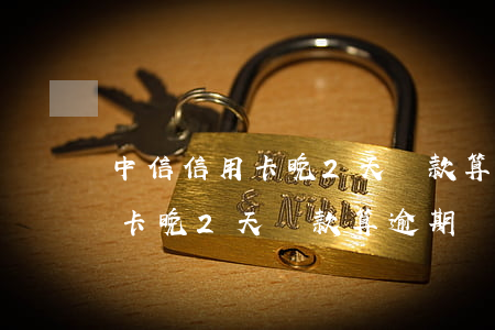 中信信用卡晚2天還款算逾期嗎-中信信用卡晚2天還款算逾期嗎怎么辦