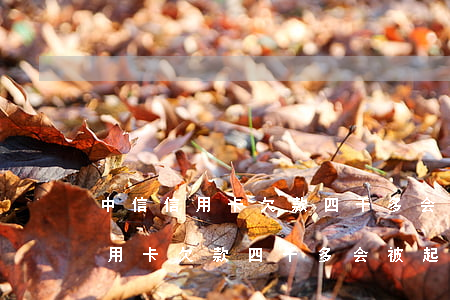 中信信用卡欠款四千多会被起诉吗-中信信用卡欠款四千多会被起诉吗知乎