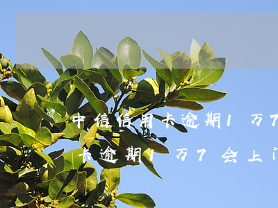 中信信用卡逾期1万7会上门吗-中信信用卡逾期1万7会上门吗是真的吗