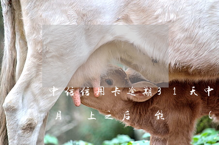 中信信用卡逾期31天(中信銀行逾期一個多月還上之后還能繼續(xù)取現(xiàn)金嗎?)