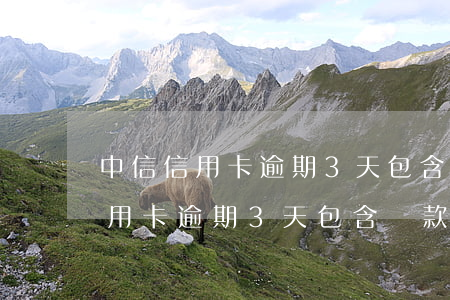 中信信用卡逾期3天包含還款日嗎-中信信用卡逾期3天包含還款日嗎怎么算