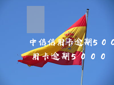 中信信用卡逾期5000處理方法-中信信用卡逾期5000處理方法最新