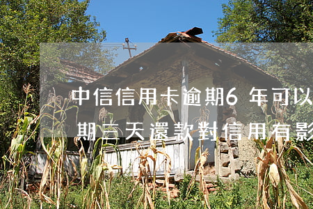 中信信用卡逾期6年可以重申嗎(中信銀行逾期三天還款對信用有影響嗎)