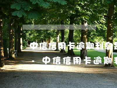 中信信用卡逾期利息是如何計(jì)算的-中信信用卡逾期利息是如何計(jì)算的