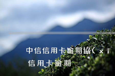 中信信用卡逾期協(xié)商成功嗎(中信信用卡 逾期)