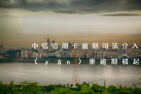 中信信用卡逾期司法介入(中信銀行信用卡嚴(yán)重逾期被起訴了嚴(yán)重嗎)