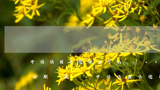 中信信用卡逾期后可以協(xié)商二次分期還款嗎-中信信用卡逾期后可以協(xié)商二次分期還款嗎