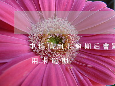 中信信用卡逾期后會影響征信嗎(中信銀行 信用卡 逾期) 中信信用卡逾期后會影響征信嗎(中信銀行 信用卡 逾期)
