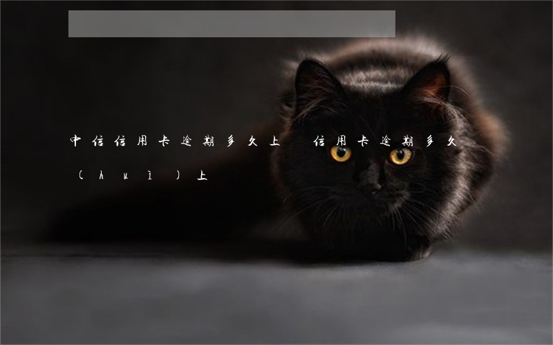 中信信用卡逾期多久上門(信用卡逾期多久會(huì)上門)
