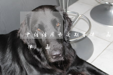 中信信用卡逾期寄律師函(中信銀行給我寄了律師函)