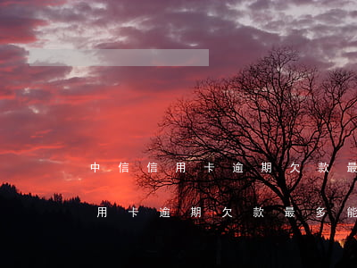 中信信用卡逾期欠款最多能涨多少-中信信用卡逾期欠款最多能涨多少钱