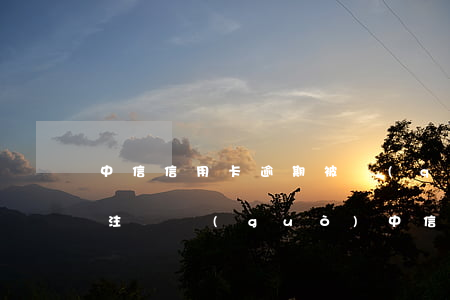 中信信用卡逾期被強(qiáng)制注銷(注銷過(guò)中信信用卡再申請(qǐng)有影響嗎)